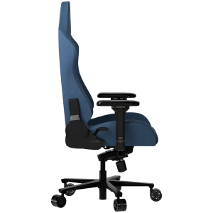 LORGAR Ace 422, Gaming chair, Anti-stain durable fabric, 1.8 mm metal frame, multiblock mechanism, 4D armrests, 5 Star aluminum base, Class-4 gas lift, 75mm PU casters, Blue