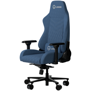 LORGAR Ace 422, Gaming chair, Anti-stain durable fabric, 1.8 mm metal frame, multiblock mechanism, 4D armrests, 5 Star aluminum base, Class-4 gas lift, 75mm PU casters, Blue