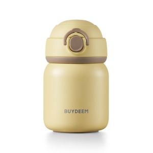 BUYDEEM Stainless Steel Thermos Bottle 200 ml, model TAN200, color Mellow Yellow