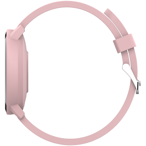 CANYON Lollypop SW-63, Smart watch, 1.3inches IPS full touch screen, Round watch, IP68 waterproof, multi-sport mode, BT5.0, compatibility with iOS and android, Pink, Host: 25.2*42.5*10.7mm, Strap: 20*250mm, 45g