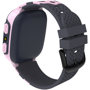 CANYON Sandy KW-34, Kids smartwatch, 1.44 inch colorful screen, GPS function, Nano SIM card, 32+32MB, GSM(850/900/1800/1900MHz), 400mAh battery, compatibility with iOS and android, Pink, host: 52.9*40.3*14.8mm, strap: 230*20mm, 42g