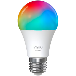 Imou CL2B Smart multicolor LED bulb, E27, 9W, Correlated Color Temperature 2700-6500K, 16 million colors, 2.4G Wi-Fi, supports Matter protocol.