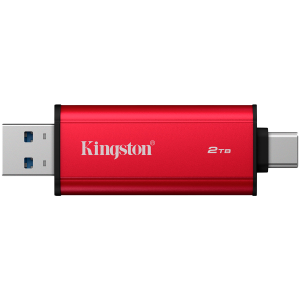 Kingston 2TB Dual USB-A/C Portable SSD, Up to 1050MB/s USB 3.2 Gen 2