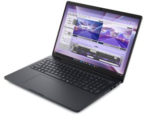 Лаптоп Dell Pro Max 16 MC16250, Intel Ultra 7 255H (24MB, 16 cores, up to 5.10 GHz Turbo), 16" FHD+(1920x1200) 300nits AG, 32GB: 2x16GB, DDR5, 5600 MT/s, 1TB SSD PCIe, Intel Graphics, FHD HDR IR Cam and Mic, Wi-Fi 7, FPR, Backlit Kb, Win11 Pro, Magnetite,
