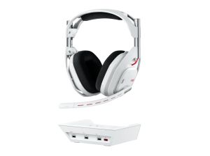 Logitech Astro A50 Lightspeed wireless headphones with dock, White