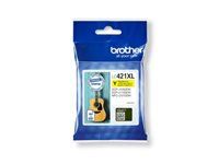 BROTHER 500-page high capacity Yellow ink cartridge for DCP-J1050DW MFC-J1010DW and DCP-J1140DW