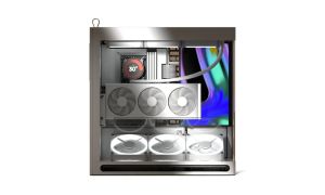 HAVN кутия Case E-ATX - HS 420 VGPU Edition White - PCIe Gen 5 riser included