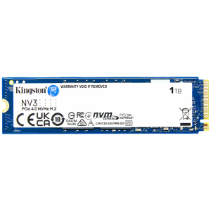 Kingston 1TB NV3 SSD M.2 2280 PCIe 4.0 NVMe, Read: 6,000/ Write: 4,000MB/s
