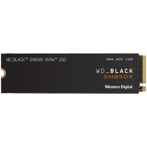 SSD WD Black SN850X 1TB M.2 2280 PCIe Gen4 x4 NVMe, Read/Write: 7300/6300 MBps, IOPS 800K/1100K, TBW: 600
