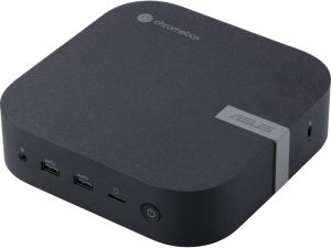 Настолен компютър Asus Chromebox 5 CHROMEBOX5-S5007UNA, Intel i5-1335U, Intel Iris Xe Graphics G7 80EUs, 2 x 4 GB DDR4 3200MHz SoDIMM, 256 GB SSD M.2 NVMe, Chrome OS, Black