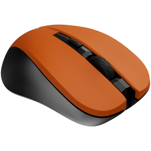 CANYON MW-1, 2.4GHz wireless optical mouse with 4 buttons, DPI 800/1200/1600, Orange, 103.5*69.5*35mm, 0.06kg