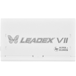 Super Flower Leadex VII Platinum 1200W ATX 3.1, 80 Plus Platinum, Fully Modular, Compact 150mm Size, 140mm F.D.B Fan, White, 10 year warranty