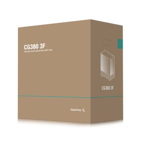 DeepCool Case ATX - CG380 3F - 3 ARGB Fans, USB-C