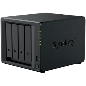 Synology DiskStation DS425+ Tower, 4-Bays 3.5'' SATA HDD/SSD, 2 x M.2 2280 NVMe SSD slot, CPU Intel Celeron J4125  4-core 2.0 GHz, 2 GB DDR4 non-ECC SODIMM, 1x RJ-45 2.5 GbE LAN, 1x RJ-45 1GbE LAN Port; 2x USB 3.2;  2.18 kg; 3yr warranty
