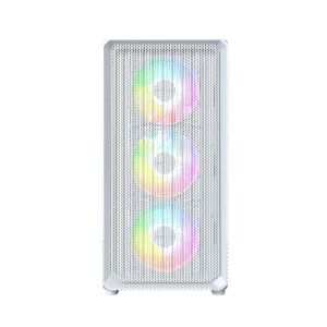 Montech кутия Case mATX - X5M (W) - 4 x 120 mm A-RGB, USB-C