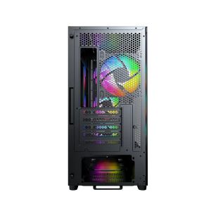 Montech кутия Case mATX - X5M (B) - 4 x 120 mm A-RGB, USB-C