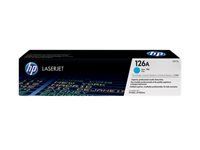 HP 126A original LaserJet Toner cartridge CE311A cyan standard capacity 1.000 pages 1-pack