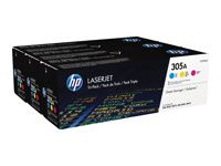 Consumable HP 305A CYM Tri-Pack Laserjet Toner Cartridge