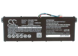 Laptop Battery for  ACER Aspire 5 A514-52G-59ZN, Aspire 7 A717-71G-51MF, AC14A8K LiPo 15.2V 3000 mAh CAMERON SINO