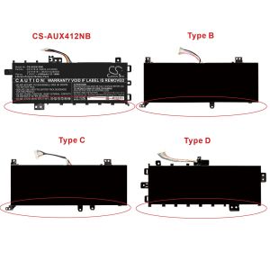 Laptop Battery  ASUS VivoBook 14 X409UA-BV050T, VivoBook 15 F1500EA-BQ2362, C21N1818 LiPo 7.6V 4100mAh CAMERON SINO