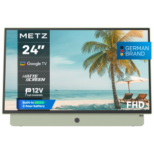 METZ Portable TV 24MPE7200Z  24" LED FHD(1920x1080) GoogleTV, HDR10, green
