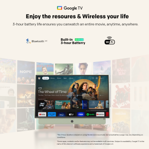 METZ Portable TV 24MPE7200Z  24" LED FHD(1920x1080) GoogleTV, HDR10, green