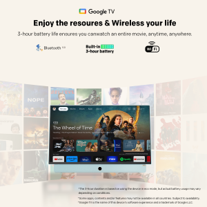 METZ Portable TV 24MPE7000Y 24" LED FHD(1920x1080) GoogleTV, HDR10, Blue