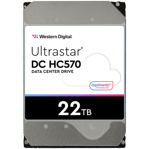 HDD Server WD/HGST ULTRASTAR DC HC570 (3.5'', 22TB, 512MB, 7200 RPM, SATA 6Gb/s, 512E SE NP3), SKU: 0F48155