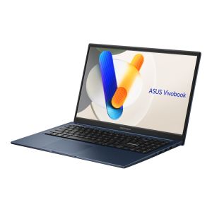 Laptop Asus Vivobook X1504VA-BQ2626, Intel 3-1315U (1.2 GHz (10MB Cache, up to 4.5 GHz, 6 cores, 8 Threads), 15.6" FHD, (1920x1080) AG, 16GB DDR4, SSD 512GB, Backlit Chiclet Keyboard No OS, Quiet Blue
