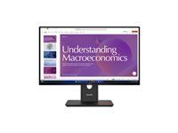 LENOVO ThinkVision T24D-40 23.8inch 1920x1080 IPS 120Hz USB-C docking 96W Daisy Chain Speakers 2x2W Epeat Gold TCO10