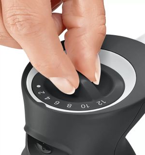 Blender Bosch MS6CA4150, Blender, ErgoMixx, 800 W, Included transparent jug, chopper and stirrer, White, anthracite