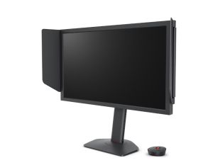 Монитор BenQ ZOWIE XL2586X+, 24.1", 600Hz, FHD FAST TN, For Esports, CS2, Valorant, DyAc 2, Shield, S Switch, Black eQualizer, Color Vibrance, LBL, Flicker-free, K Locker, XL Setting to Share, 3x HDMI (2.1), DP (1.4), 3.5 Jack, Swivel, Tilt, Height adj. 1