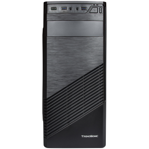 Chassis FC-F61A, ATX, 7 slots, 1 X 5.25", 2 X 3.5" H.D., 2 X 2.5", 2 x USB 3.0, 1 X Type C / 1 x AUDIO /, PSU 550W 12 sm, 20+4pin, Black