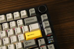 Ajazz геймърска механична клавиатура Wireless Gaming Mechanical Keyboard AK820 PRO - Flying Fish [Linear] (English US), Black, Gray