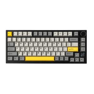 Ajazz геймърска механична клавиатура Wireless Gaming Mechanical Keyboard AK820 PRO - Gift Switch [Linear] (English US), Black, Gray