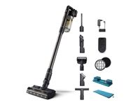 PHILIPS Upright and Hand Held Cordless Vacuum Cleaner Aqua complete series 7000 LED lights
