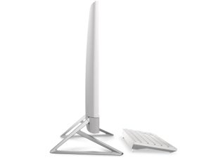 Desktop computer - all in one Dell 24 All-in-One EC24250, Intel Core i5-1334U (12 MB cache, 10 cores, 12 threads, up to 4.60GHz), 23.8" FHD (1920x1080) AG WVA, 16GB, 2x8GB, DDR5, 5200 MT/s, 512GB M.2 PCIe SSD, Intel Iris Xe Graphics, Triangle Stand, 5