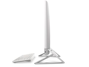 Desktop computer - all in one Dell 24 All-in-One EC24250, Intel Core i5-1334U (12 MB cache, 10 cores, 12 threads, up to 4.60GHz), 23.8" FHD (1920x1080) AG WVA, 16GB, 2x8GB, DDR5, 5200 MT/s, 512GB M.2 PCIe SSD, Intel Iris Xe Graphics, Triangle Stand, 5