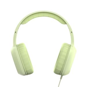 Hama "Fun C" Headph., On-Ear, Microphone, Cable Guide on One Side, USB-C, green