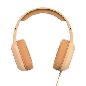 Hama "Fun C" Headph., On-Ear, Microphone, Cable Guide on One Side, USB-C, Orange