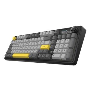 Ajazz Wireless Gaming Mechanical Keyboard AK980 V2 - Gift Switch [Linear] (English US), Black, Gray
