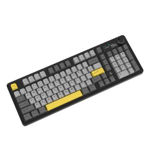 Ajazz Wireless Gaming Mechanical Keyboard AK980 V2 - Gift Switch [Linear] (English US), Black, Gray