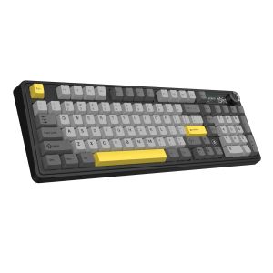 Ajazz Wireless Gaming Mechanical Keyboard AK980 V2 - Gift Switch [Linear] (English US), Black, Gray