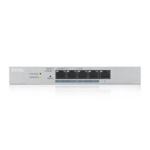 Суич ZyXEL GS-1200-5HPV3, 5-портов, Gigabit, PoE, Web Managed