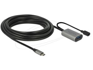 Delock Кабел активен удължителен USB-C към USB-A женско , 5m