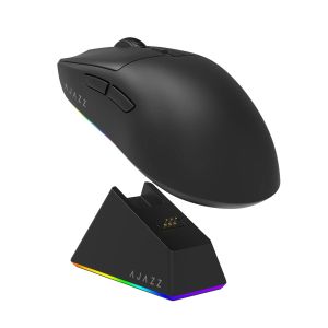 Ajazz AJ139 V2 MC - Wireless Gaming Mouse - 1K, Magnetic Charging Dock, Black