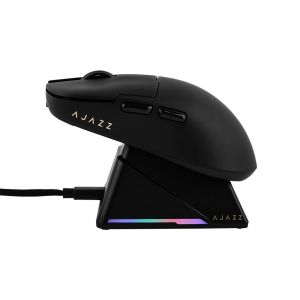 Ajazz AJ159 APEX - Wireless Gaming Mouse - 8K, Magnetic Charging Dock, Black