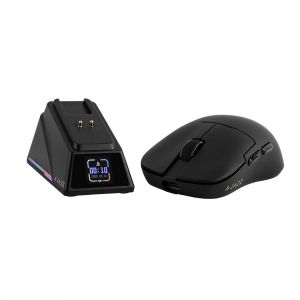 Ajazz AJ159 APEX - Wireless Gaming Mouse - 8K, Magnetic Charging Dock, Black