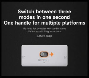 Ajazz Gamepad Set GP100 - Wireless, Bluetooth, 1000Hz - White