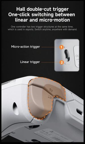 Ajazz Gamepad Set GP100 - Wireless, Bluetooth, 1000Hz - White